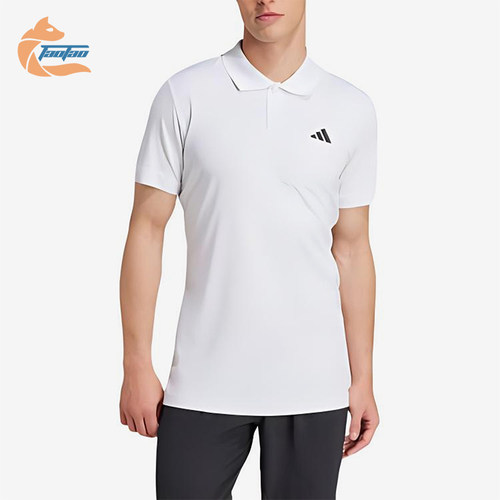 Adidas/阿迪达斯正品polo衫男简约经典休闲舒适轻便短袖JH3382