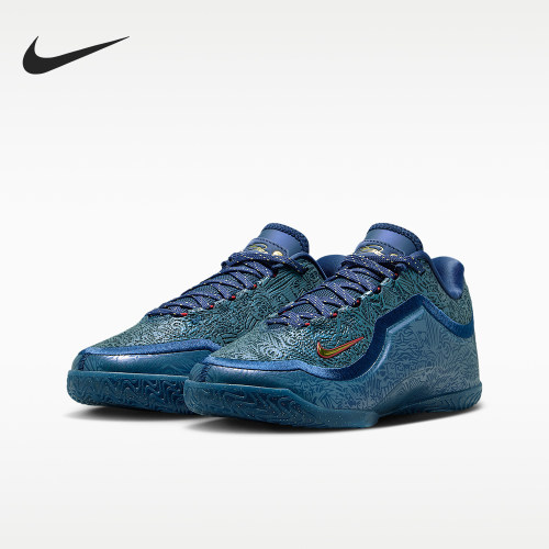 Nike/耐克正品四季款儿童减震系带稳固支撑篮球鞋IV4798-400