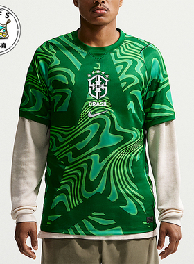 Nike/耐克正品Dri-FIT男士时尚球迷版复古足球短袖T恤IB5267-302