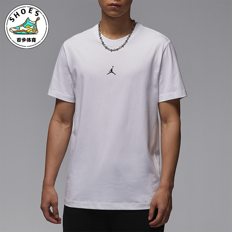 Nike/耐克正品夏季新款JORDAN男士简约经典圆领短袖IB7521-100