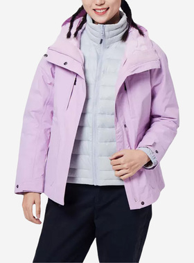 Columbia/哥伦比亚正品新款女子户外运动三合一冲锋衣XR2915