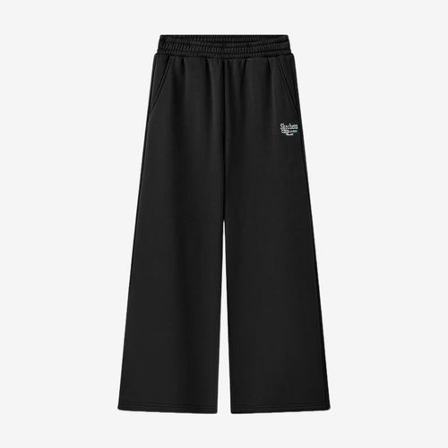 Skechers斯凯奇正品女柔软透气宽松加绒运动裤L325W059-0018