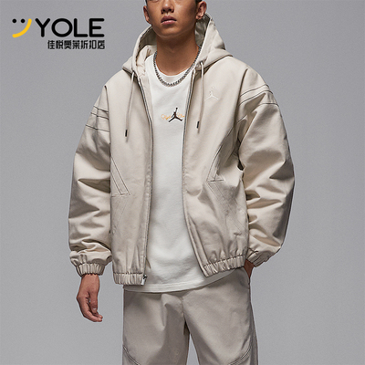 Nike/耐克正品JORDAN男士休闲梭织运动防风保暖棉服HV1849-104