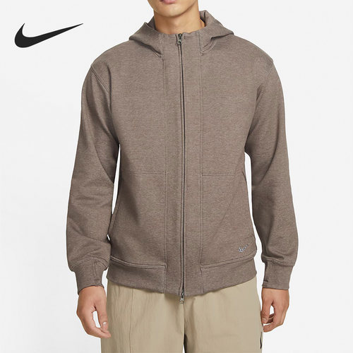 Nike/耐克正品 Yoga Dri-FIT男子针织连帽衫外套DQ4877-004