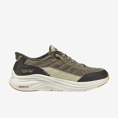 Skechers斯凯奇正品Slip-On Casual男款生活运动休闲鞋232618-OLV