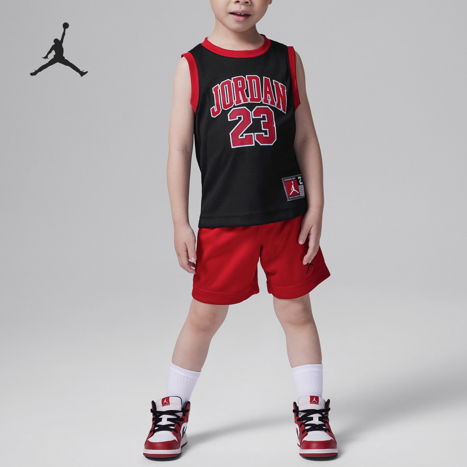 耐克婴童无袖T恤短裤运动套装