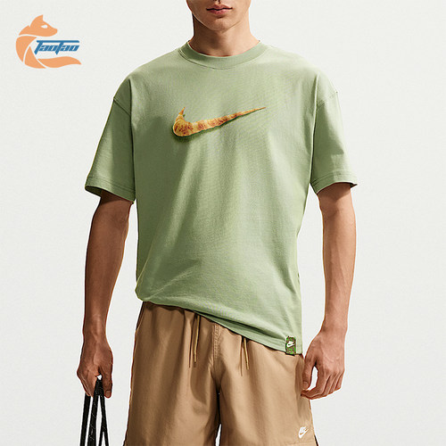 Nike/耐克正品2026夏季男士宽松针织经典休闲运动T恤FZ7955-370