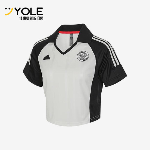 阿迪达斯女士运动简约短袖