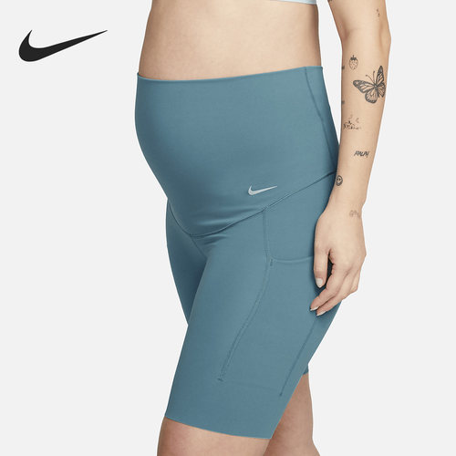 Nike/耐克正品Zenvy 女子孕妇高腰女子运动短裤DV9433-440