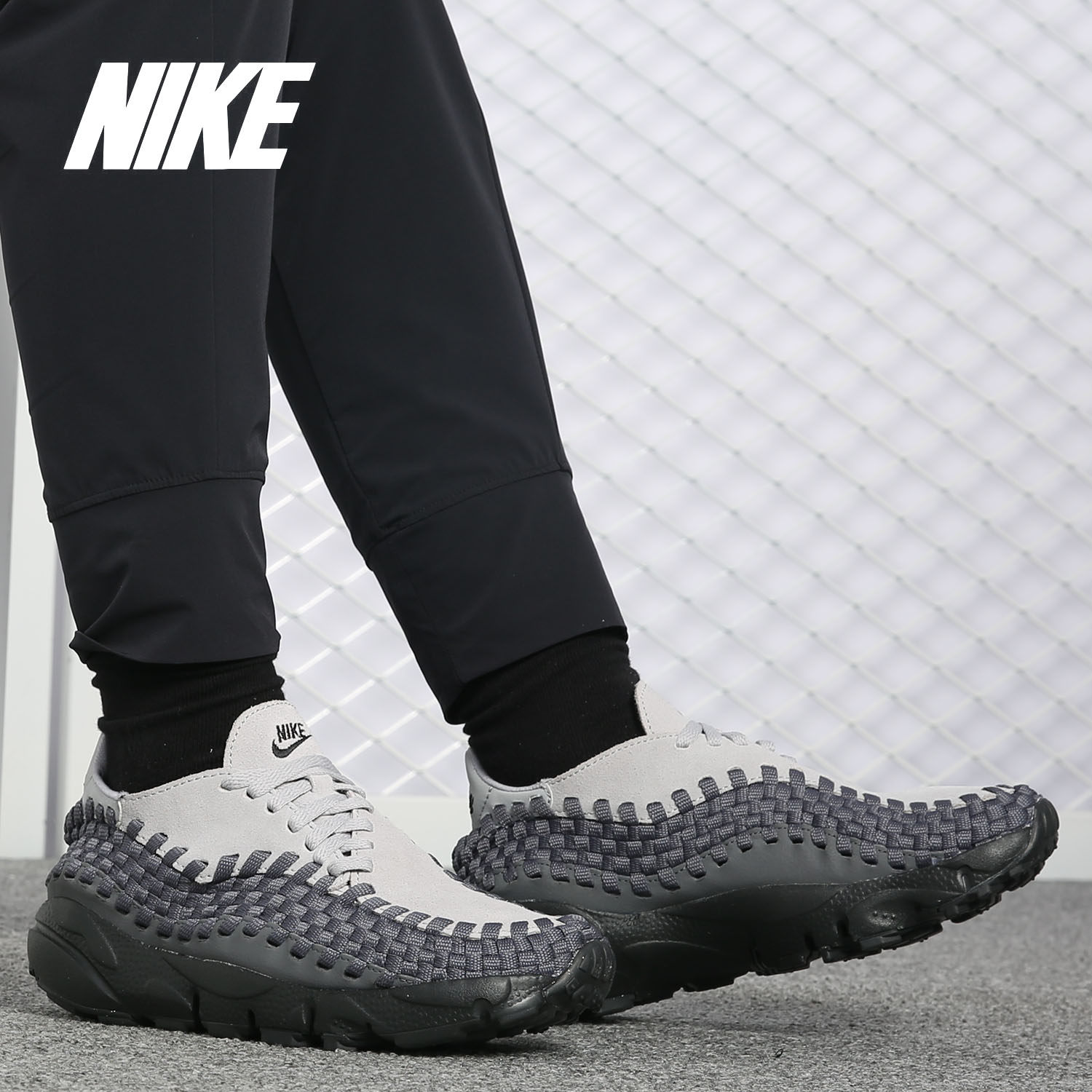 Nike/耐克正品女鞋NIKE AIR FOOTSCAPE WOVE编织运动休闲鞋917698