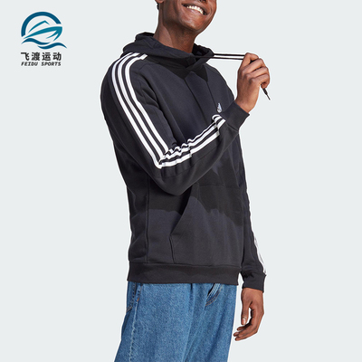Adidas/阿迪达斯正品M 3S FL HD男士运动连帽日常休闲卫衣IB4028