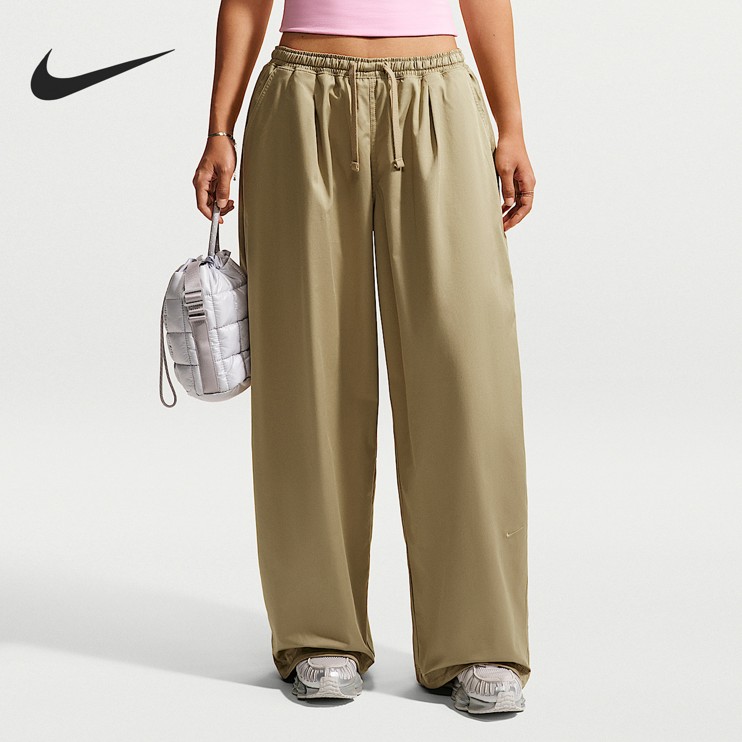 Nike耐克正品STREET UTLTY女柔软系带日常出行休闲裤IM8410-297
