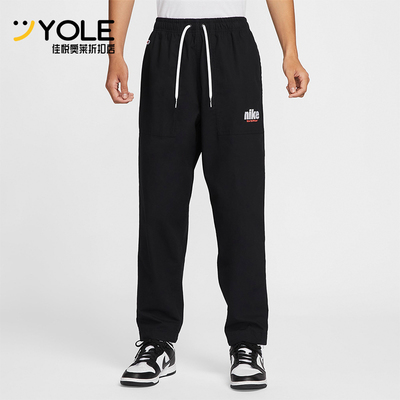 耐克男士系带宽松透气长裤