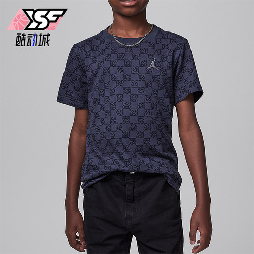 Nike/耐克正品JORDAN大童透气时尚休闲运动短袖HQ7232-010
