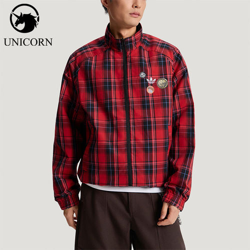 Adidas/阿迪达斯正品三叶草男士透气休闲双面穿运动夹克KT6368