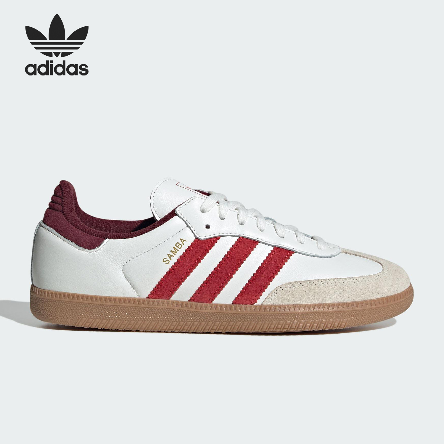 Adidas/阿迪达斯正品三叶草男女同款时尚简约系带低帮板鞋JI3201