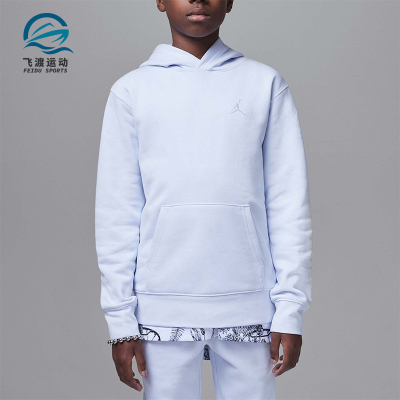 耐克大童拼接保暖宽松卫衣