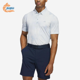 Adidas/阿迪达斯正品达斯Polo男白色夏日柔软经典亲肤短袖JN9143