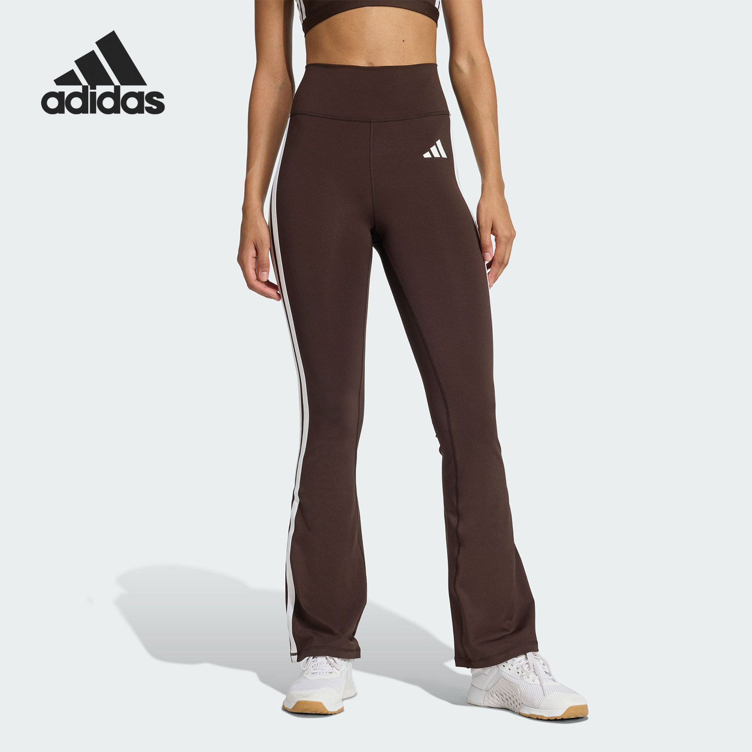 Adidas/阿迪达斯正品OPTIME超感绷带新款女经典健身紧身裤KC7868