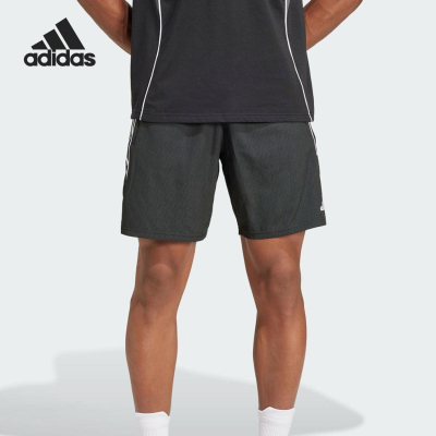 Adidas/阿迪达斯正品2025夏季款男士运动经典梭织透气短裤IW0407