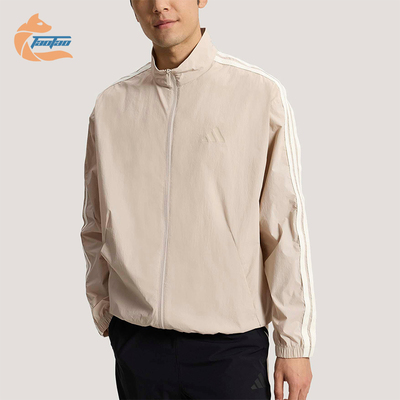 Adidas/阿迪达斯正品春季男士运动休闲经典梭织立领外套KR2521