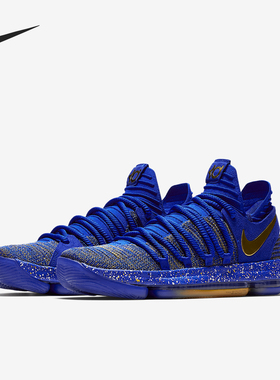 Nike/耐克正品KD 10男士低帮气垫缓震实战篮球鞋897816-401