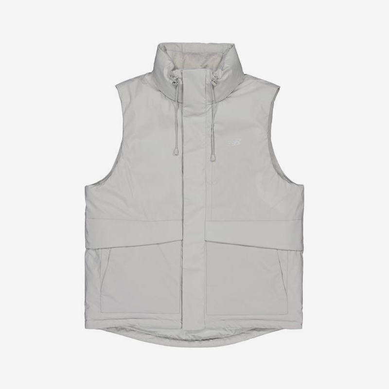 New Balance/NB正品冬季新款男子保暖立领羽绒马甲NJD45021-GR