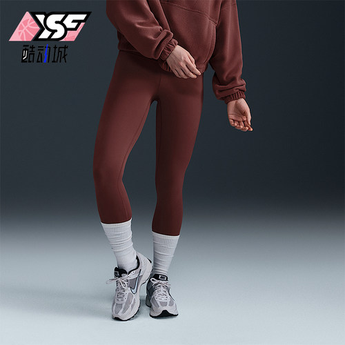 Nike/耐克正品2025秋季款女士耐穿运动高腰紧身长裤DQ6014-218