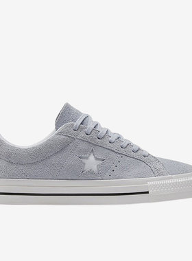 Converse匡威正品经典淡紫色低帮男女复古翻毛皮休闲板鞋172387C