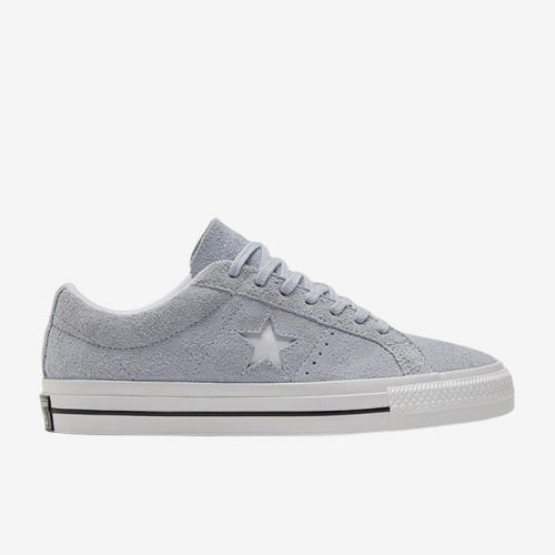 Converse匡威正品经典淡紫色低帮男女复古翻毛皮休闲板鞋172387C