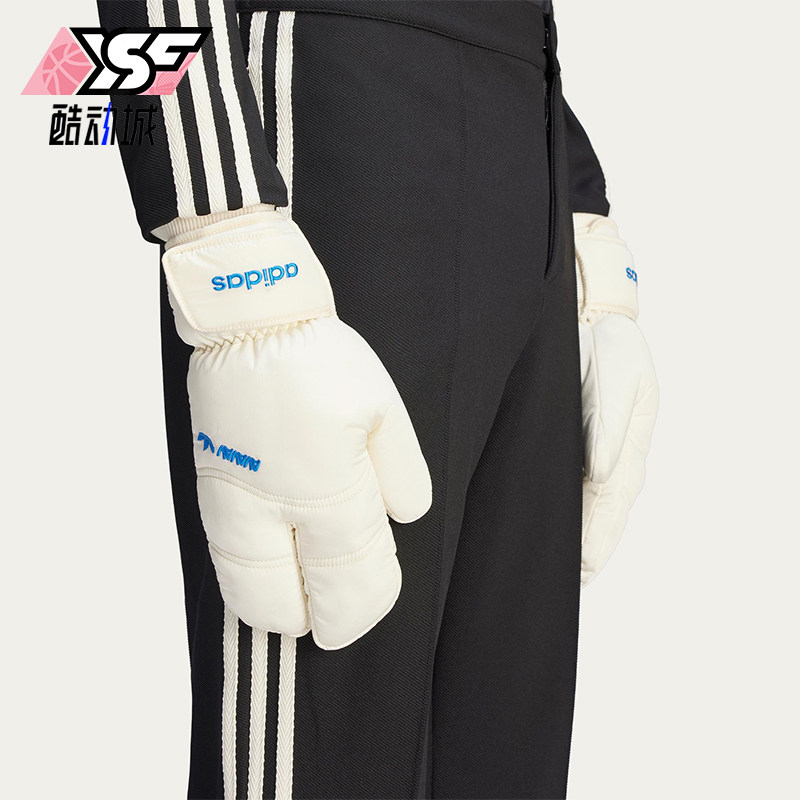 Adidas/阿迪达斯正品三叶草男女休闲日常经典运动保暖手套JG1432