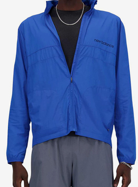 New Balance/NB正品新款男子宽松透气立领夹克外套MJ41278-BUL