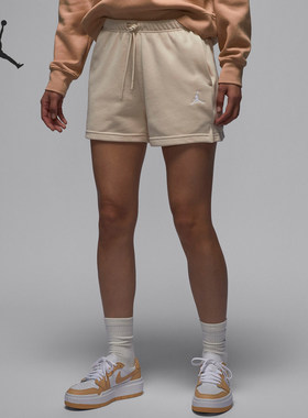 Nike/耐克正品JORDAN女士针织透气跑步运动短裤HJ1366-203