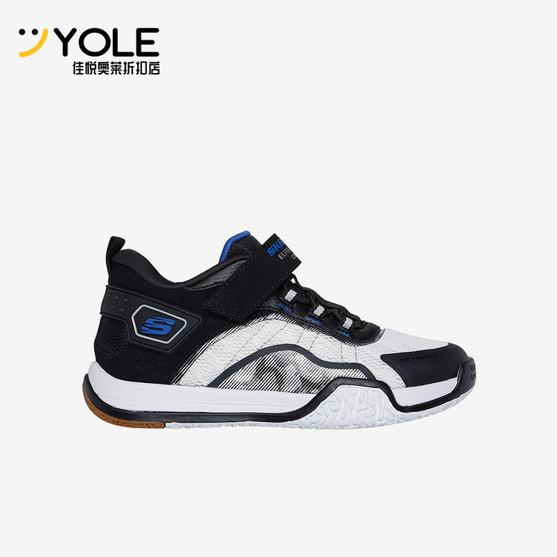 斯凯奇大童透气回弹篮球鞋