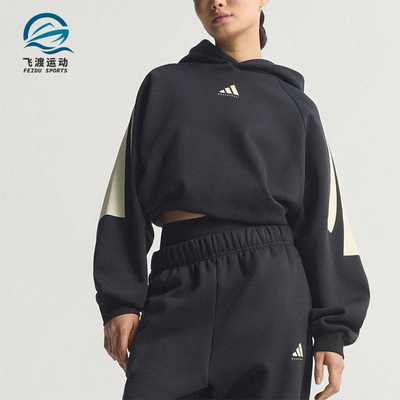 Adidas/阿迪达斯正品2025秋季款男女日常运动连帽套头卫衣JZ7914
