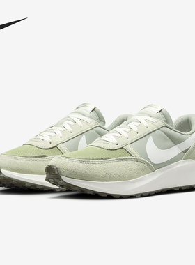 Nike/耐克正品Waffle Nav男士复古翻毛皮经典休闲鞋FJ4195-300