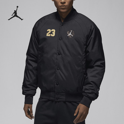 Nike/耐克正品2024新年款Jordan男士休闲保暖棉服FZ6436-010
