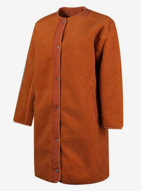 Adidas/阿迪达斯正品新款女子休闲运动保暖毛绒外套ED1511