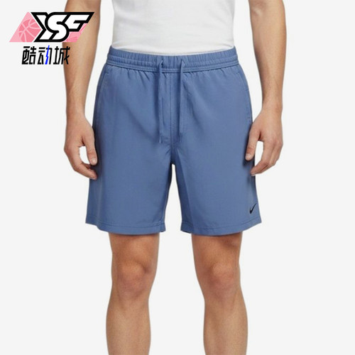 Nike/耐克正品男士经典运动LOGO图案系带休闲短裤DV9858-459