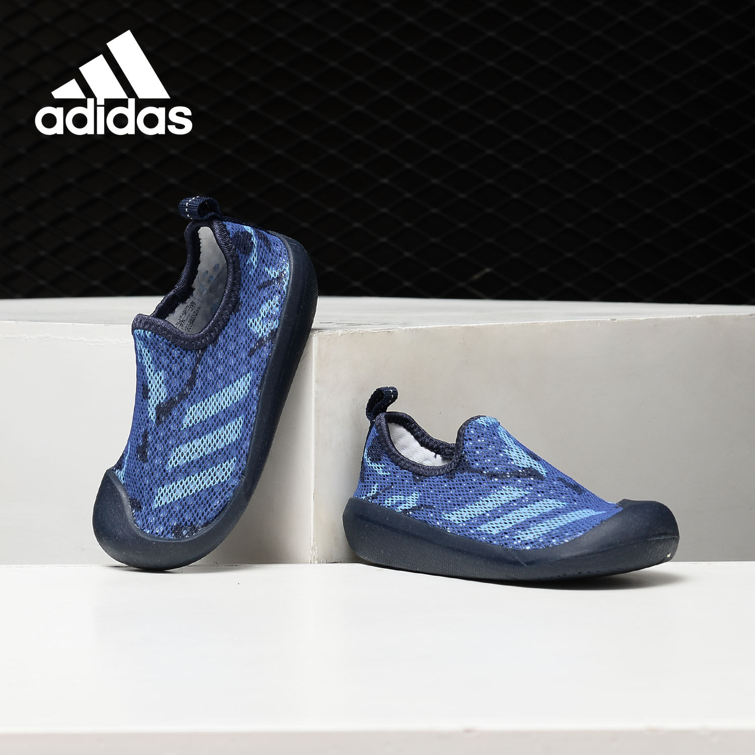 Adidas/阿迪达斯正品空军儿童时尚休闲运动舒适低帮凉鞋DB2016