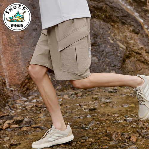 Adidas/阿迪达斯正品夏季男士宽松户外防晒运动工装短裤KE5023