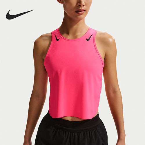 Nike/耐克正品Dri-FIT ADV女士时尚圆领短款背心T恤FN2714-645