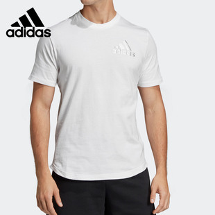 阿迪达斯正品 T恤 当季 男子运动型格短袖 DX7722 新款 Adidas
