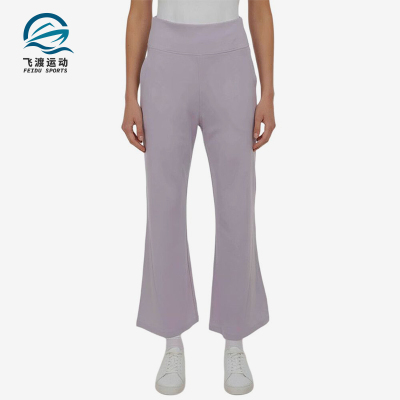 Adidas/阿迪达斯正品新款女浅紫色纯色经典松紧腰休闲裤KW4675
