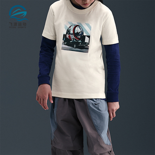 耐克正品 HV5205 Total 运动短袖 133 90大童圆领印花透气经典 Nike