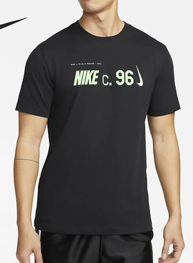 Nike/耐克正品新款圆领印花男子运动短袖T恤 FD0053-010