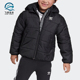 Adidas 三叶草小童休闲连帽梭织保暖运动棉服ED7735 阿迪达斯正品
