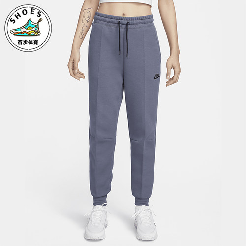 Nike/耐克正品春秋女士运动系带针织束脚弹力休闲长裤FB8330-003