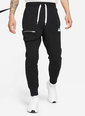 Nike/耐克正品夏季男子休闲透气修身运动舒适束口长裤 DA8746-010