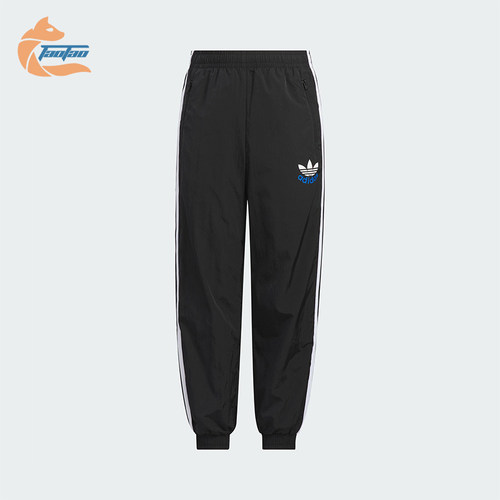 Adidas/阿迪达斯正品三叶草大童透气梭织束脚运动长裤KB4582